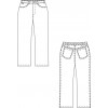 Pantalon de cuisine coupe jeans