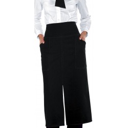 TABLIER SERVEUR LONG, NOIR