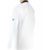 Veste de cuisine pour homme blanc et noir