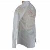 Chemise de service blanche col mao