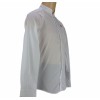 Chemise de service blanche col mao