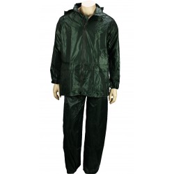 ensemble de pluie vert