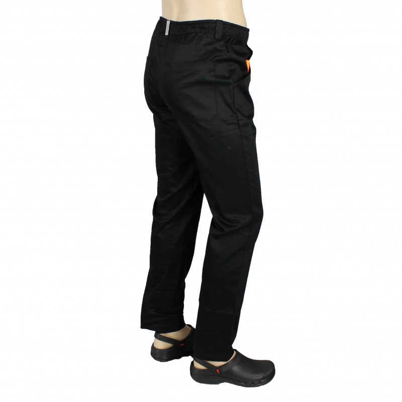 Pantalon de cuisine slim ARCHET Noir - ROBUR