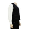 gilet velours noir compagnon charpentier laboureur