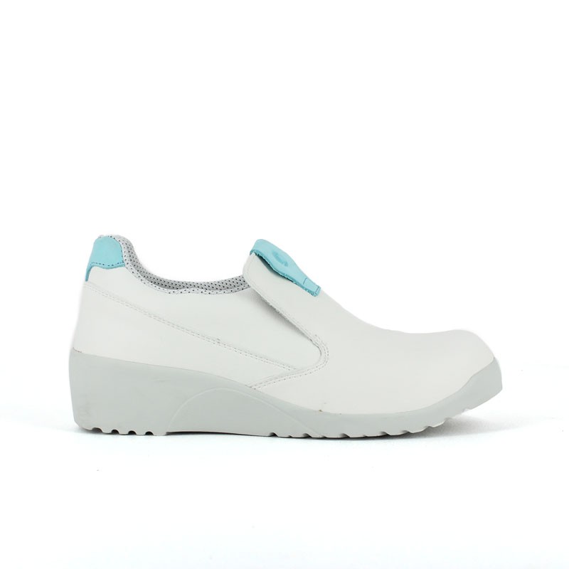 CHAUSSURE DE CUISINE BLANCHE FEMME À TALON NORD'WAYS S2