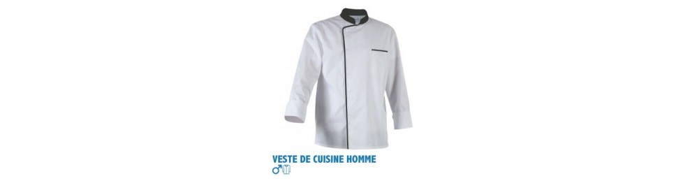 Vestes de cuisine homme