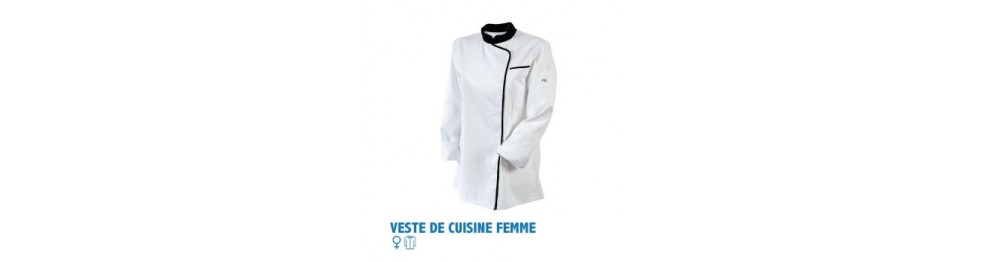 Vestes de cuisine femme