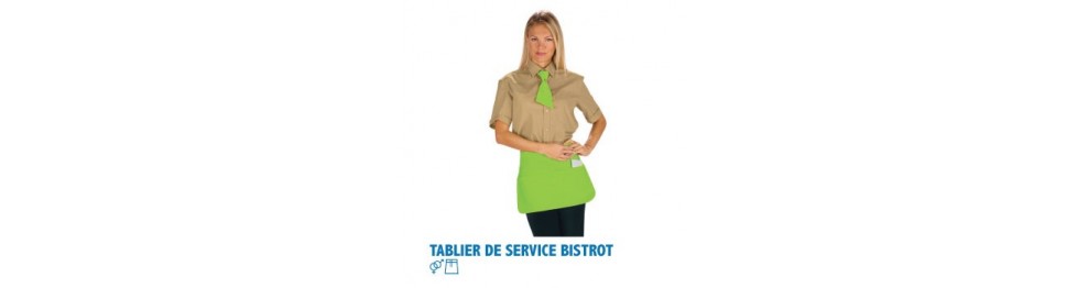 Tablier service pour café restaurant