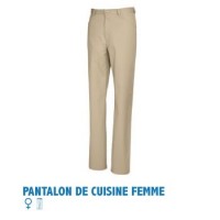 Pantalon de cuisine femme