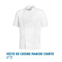 Vestes cuisine manches courtes