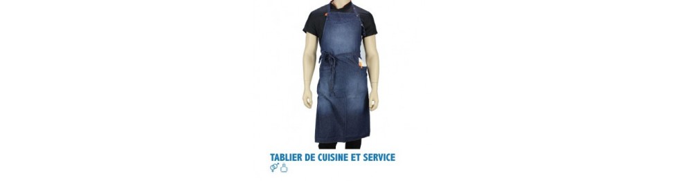 TABLIER DE CUISINE ET SERVICE