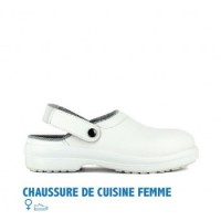 Chaussures de cuisine noires ou blanches pas cher à 26,40€HT LISAVET -  LISAVET