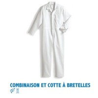 Combinaisons agroalimentaire et cottes à bretelles