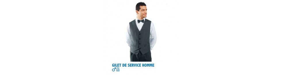 Gilets de service homme