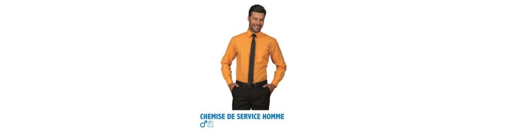 Chemises de service homme